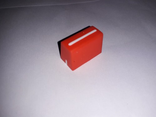 Mixer red fader knob - dj,